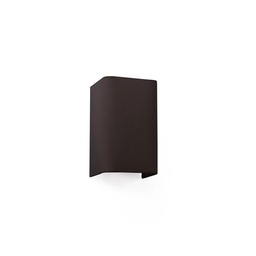 Cotton Square Wall Light  (Black, 20cm)