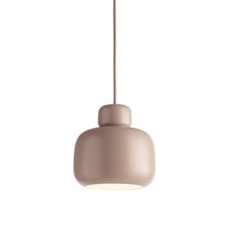 Stone Suspension Lamp (Dusty Rose)