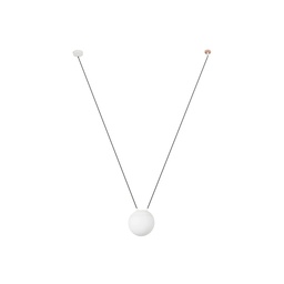 Mine 1 Suspension Lamp        (White, Opal Glass)