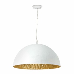 Magma Suspension Lamp (White - Gold)