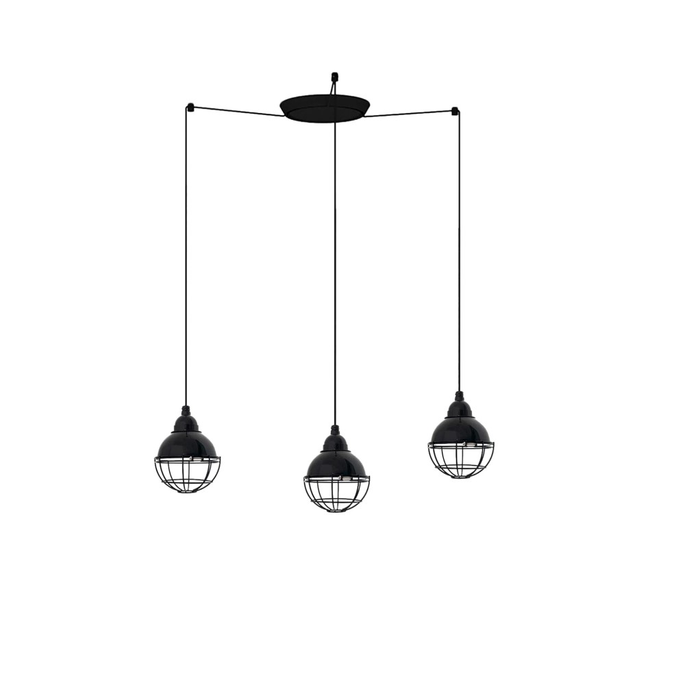 Faro Barcelona Claire 3 Suspension Lamp | lightingonline.eu