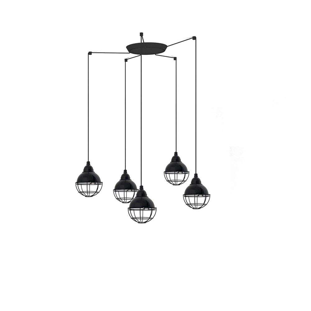 Faro Barcelona Claire 5 Suspension Lamp | lightingonline.eu