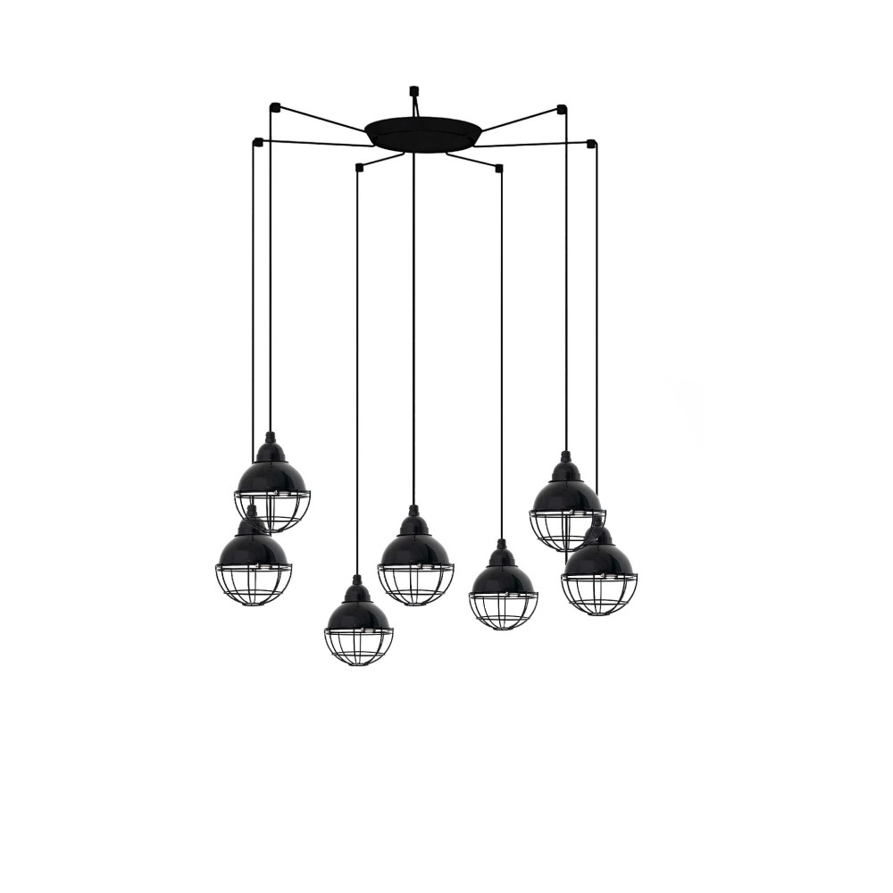 Faro Barcelona Claire 7 Suspension Lamp | lightingonline.eu