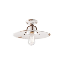 Country Ceiling Light (Vintage bianco, Ø30cm)