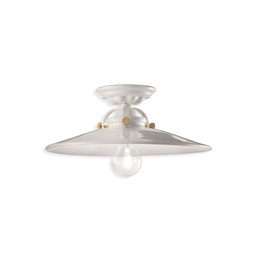 B&amp;W Ceiling Light (White, Ø31cm)