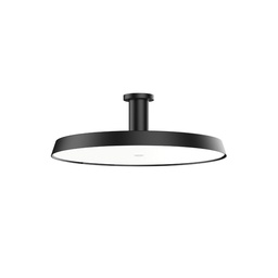 Roomor Office Ceiling Light (Black, 3000K - warm white, Opal)