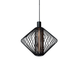 Wiro 1.0 Diamond Suspension Lamp (Black, 260)