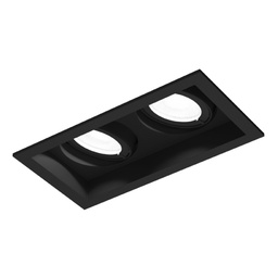 Plano Petit 2.0 Recessed Ceiling Light (Black, 2700K - warm white)