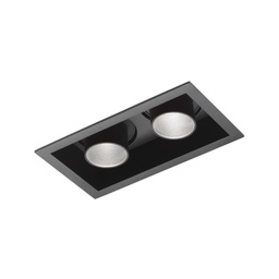 Sneak Trim 2.0 LED Recessed Ceiling Light (Black, 2700K - warm white)