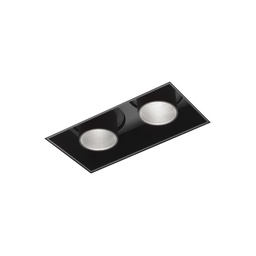 Sneak Trimless 2.0 LED Recessed Ceiling Light (Black, 2700K - warm white)