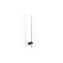 Finlin 1.0 Wall Light (Black/Gold, 2700K - warm white)