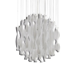 Aura Suspension Lamp (rigadin crystal, Ø47cm)