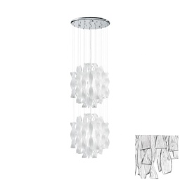 Aura Suspension Lamp (rigadin crystal, Ø47cm)