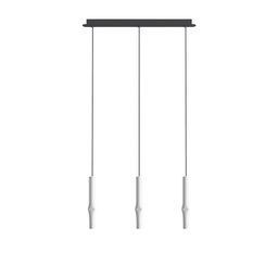 Flow L73S.3S Suspension Lamp (White, Black)