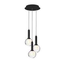 Luck R40S.3 Suspension Lamp (Black, Black)