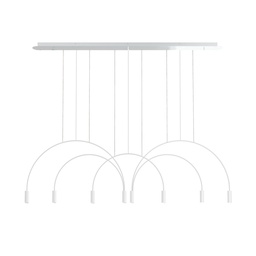 Volta L165S.1T1D1T Suspension Lamp (White, 2700K - warm white, White)