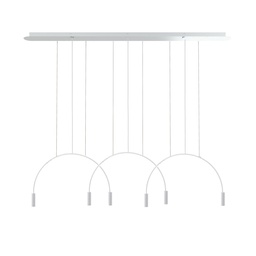 Volta L165S.3D Suspension Lamp (White, 2700K - warm white, White)