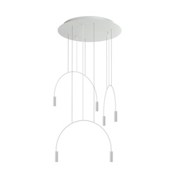 Volta R70S.3D Suspension Lamp (White, 2700K - warm white, White)