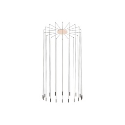 Candle XXS 18 Suspension Lamp (Black, DALI)