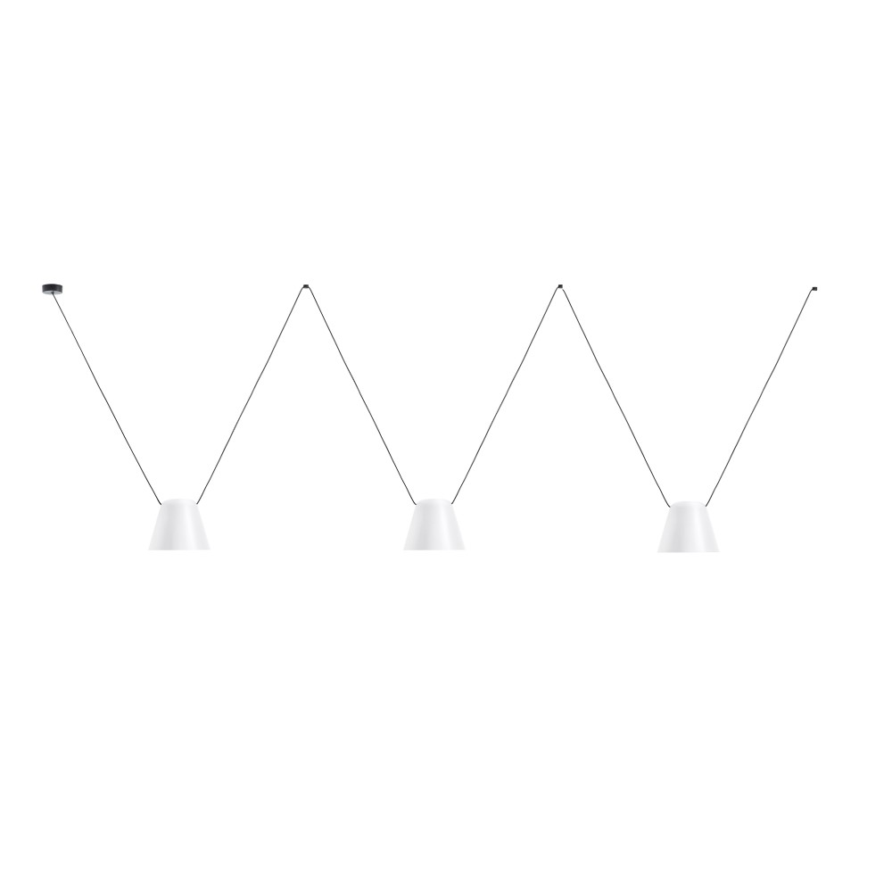 Leds C4 Attic 3 Conic Shape Suspension Lamp | lightingonline.eu