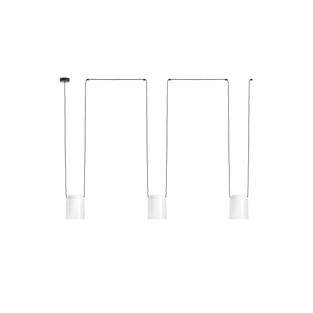 Leds C4 Attic 3 Rectangular Shape Suspension Lamp | lightingonline.eu