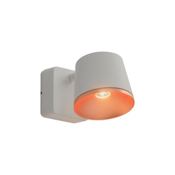 Drone Single Wall Light (White/Copper)