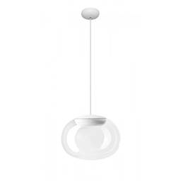 La Mariée Suspension Lamp (White - Transparent glass)