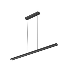 Halfpipe Suspension Lamp (Black, 98cm)