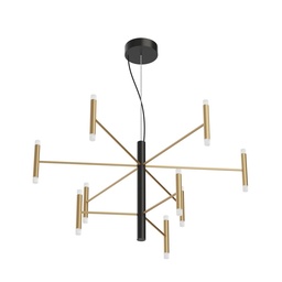 Perla_P9 Suspension Lamp (Gold/Black)