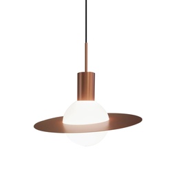 Saturne Suspension Lamp (Satin Copper, Ø33cm)