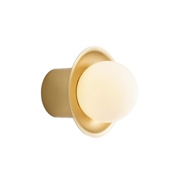 Janed Wall Light (Satin Brass, 12cm)