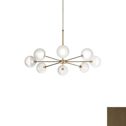 Molecola 275.08. Suspension Lamp (Antique Brass)