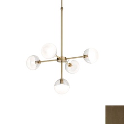 Molecola 275.09. Suspension Lamp (Antique Brass)