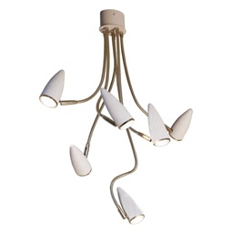 CicloItalia Flex C6 Ceiling and Suspension Lamp (White)