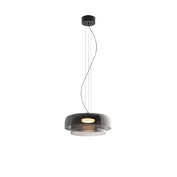 Levels 2 Suspension Lamp (Grey fumé, PHASE CUT)