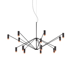 The W Suspension Lamp (Terracotta, TRIAC)