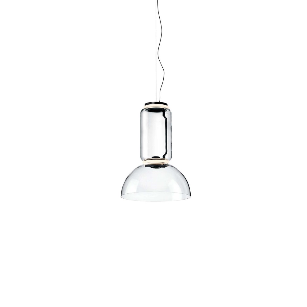 Flos Noctambule Low Cylinders &amp; Bowl Suspension Lamp | lightingonline.eu