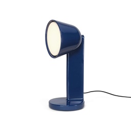 Céramique Side Table Lamp (Navy Blue)