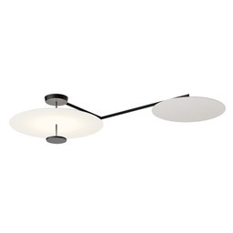 Flat 5924 Ceiling Light (Grey - White, 2700K - warm white, DALI-2 / 1-10V / PUSH)