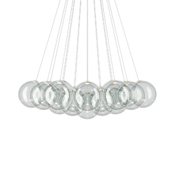 Random Cloud 19 Lights Ø28 Suspension Lamp (Clear, 2700K - warm white)