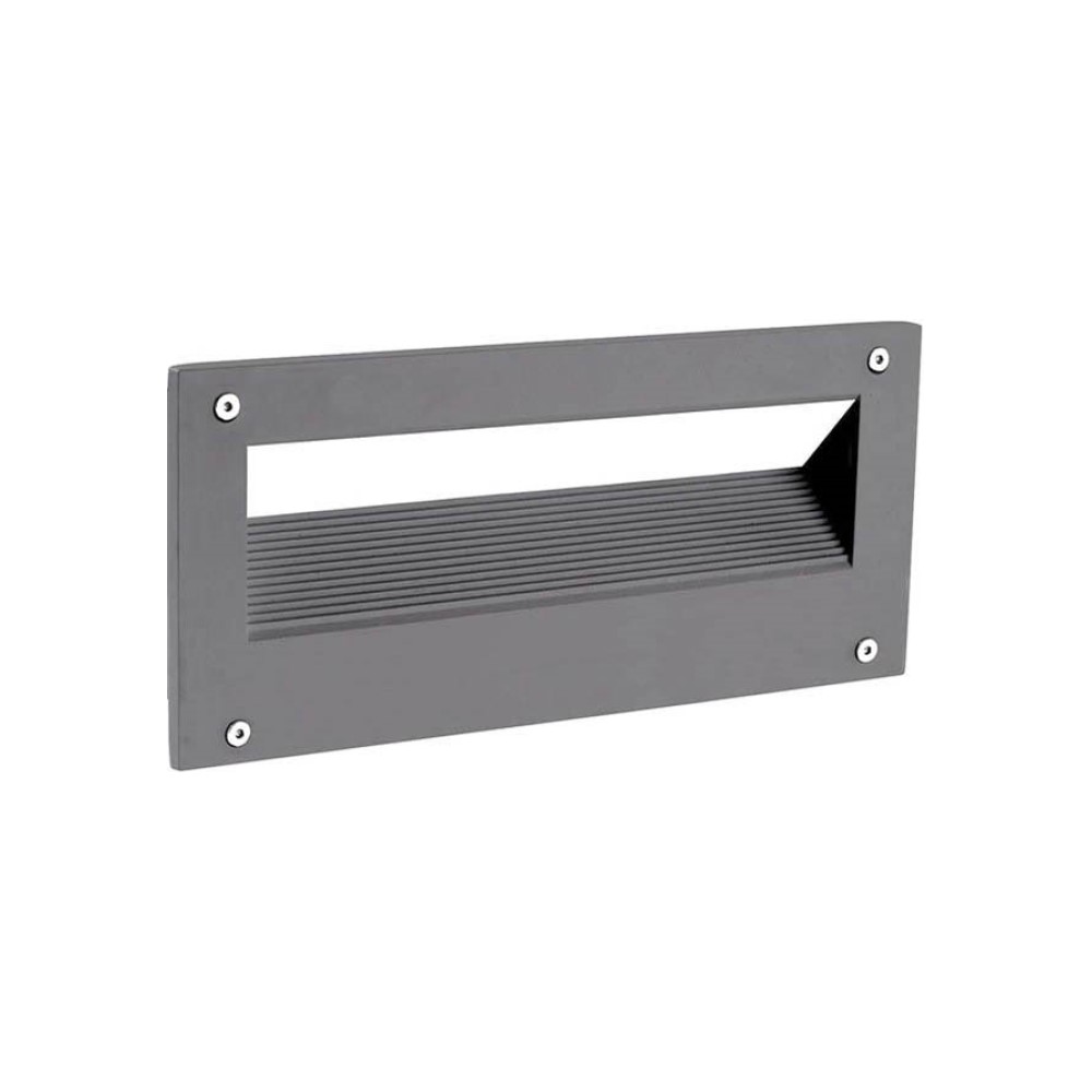 Leds C4 Micenas Asymmetrical Rectangular Outdoor Recessed Wall Light | lightingonline.eu