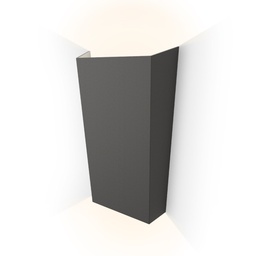 Break Plus 4116 Outdoor Wall Light (Graphite, 2700K - warm white, ON/OFF)