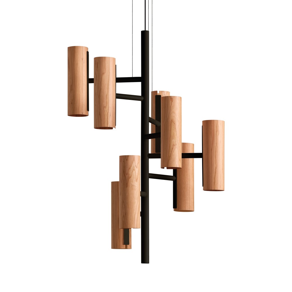 LZF Lamps Black Note Chandelier | lightingonline.eu