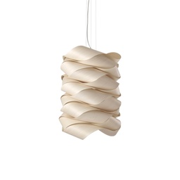 Link Chain Suspension Lamp (White Veneer, 100cm)