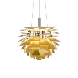 PH Artichoke E27 Suspension Lamp (Brass, Ø48cm)