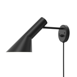 AJ Wall Light (Black, With cable)