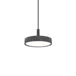 LP Slim Round Suspension Lamp (Dark Grey, Ø25cm)