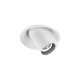 Bliek Round 1.0 LED Recessed Ceiling Light (White, Wire springs, 2700K - warm white, 15)