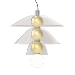 Gems Tall 3 D60 A Suspension Lamp (Clear, 2700K - warm white, DALI)