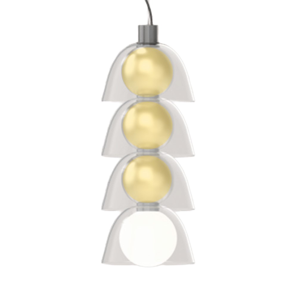 Penta Light Gems Tall 3 D30 A Suspension Lamp | lightingonline.eu